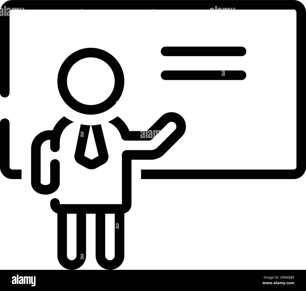 Icon for teaching,teach Stock Vector