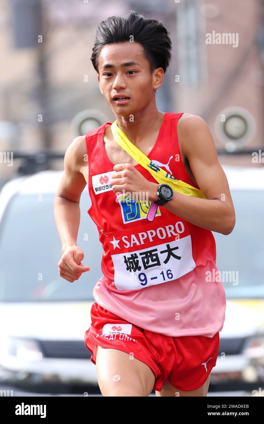 kanagawa, Japan. 3rd Jan, 2024. Iori Oda (), JANUARY 3, 2024 - Ekiden ...