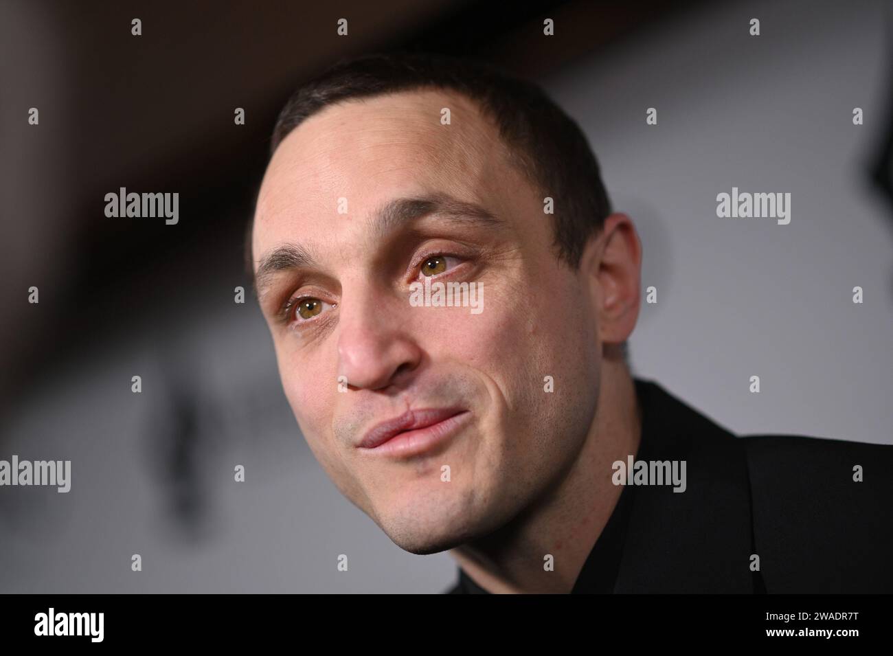 New York, USA. 03rd Jan, 2024. Franz Rogowski attends the 89th New York