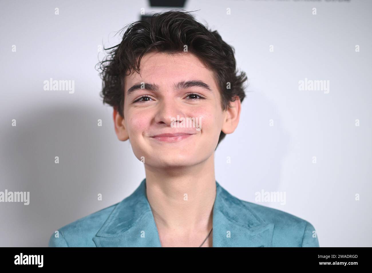New York, USA. 03rd Jan, 2024. Presenter Luca Padovan attends the 89th