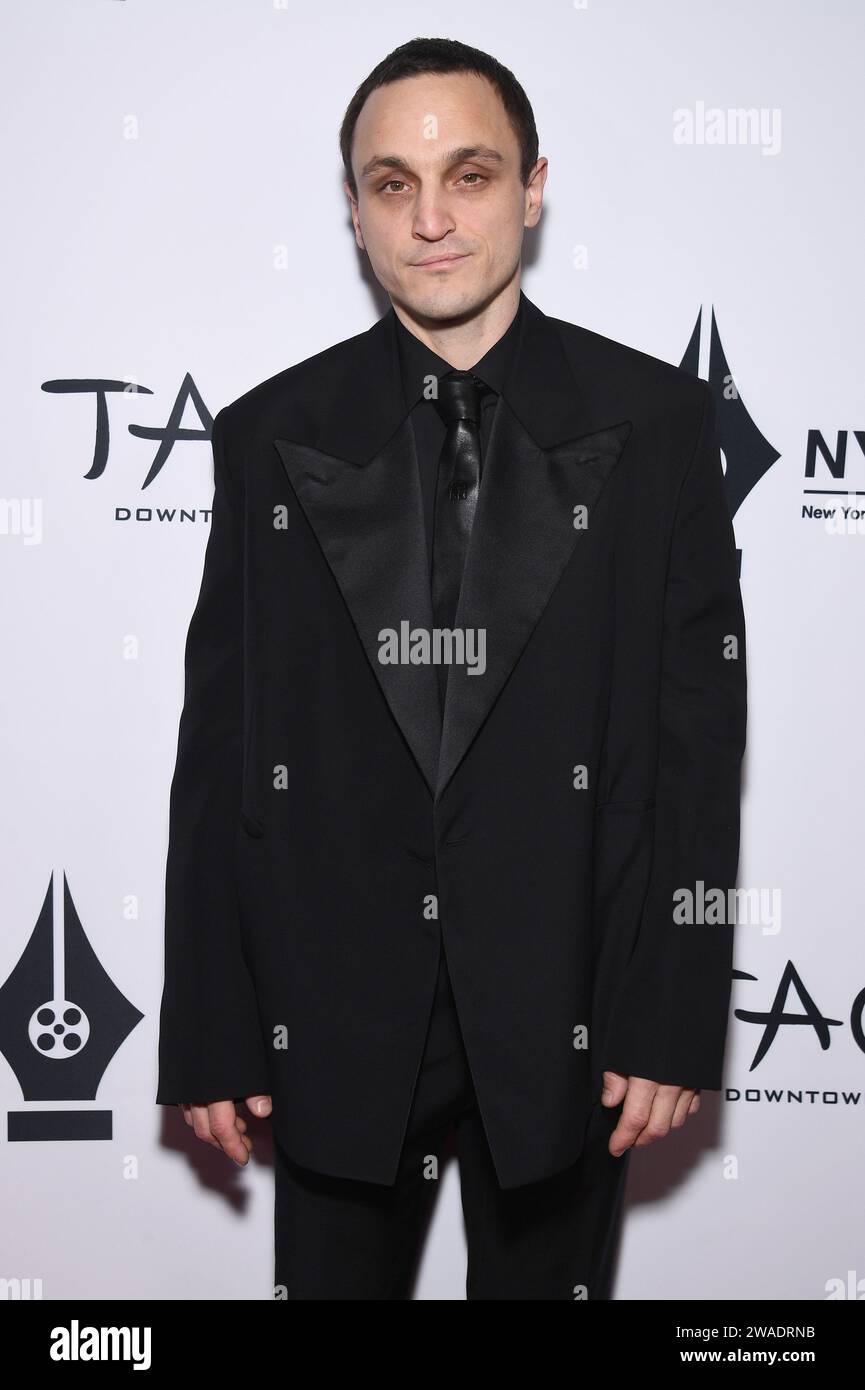 New York, USA. 03rd Jan, 2024. Franz Rogowski attends the 89th New York