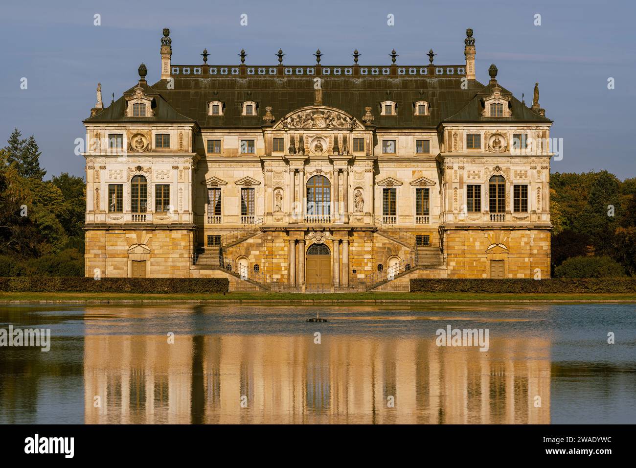 Palais Grosser Garten The Grand Garden Palace in Dresden Stock Photo