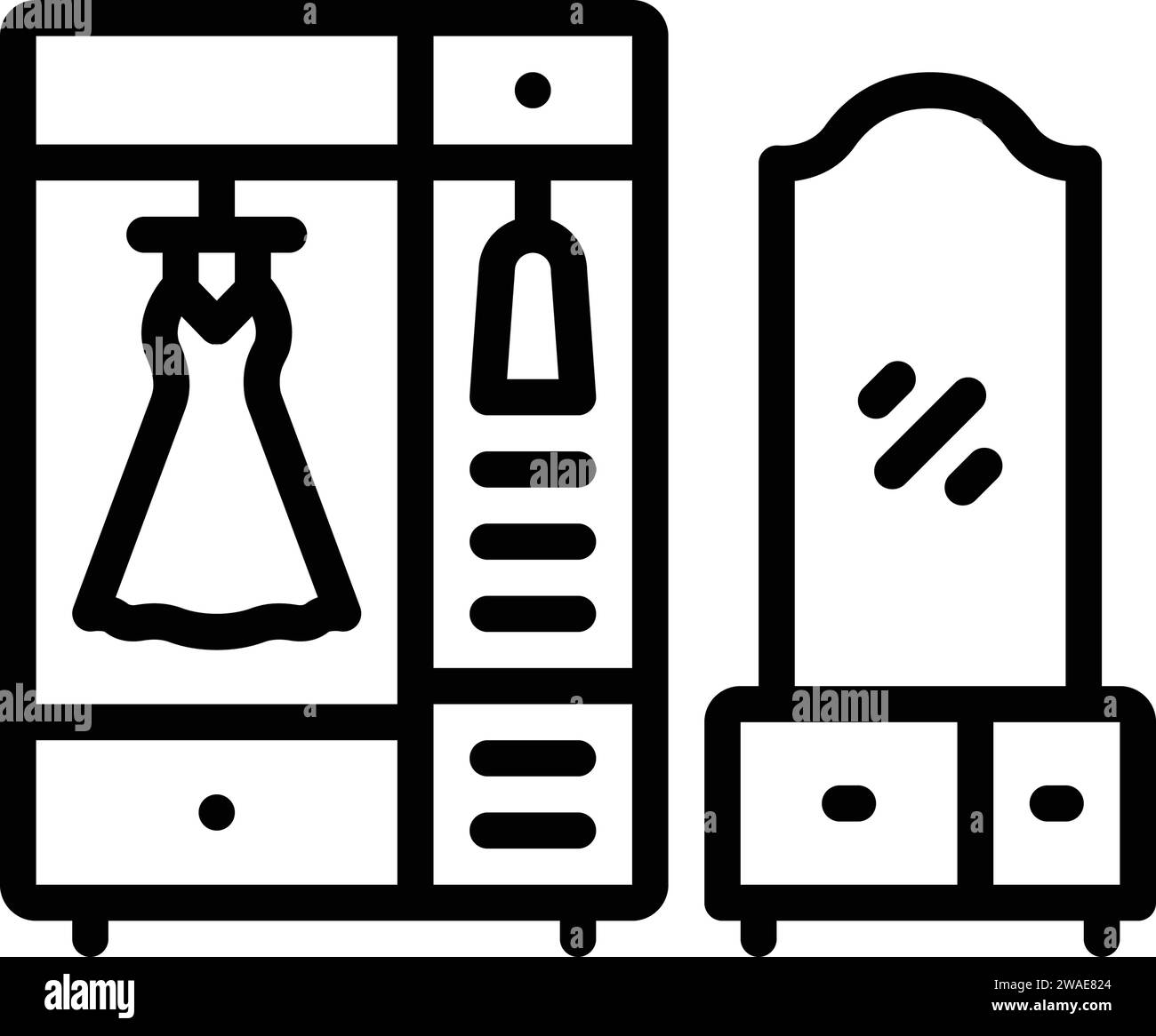 Icon for dressing room,dressing,room,wardrobe Stock Vector Image & Art