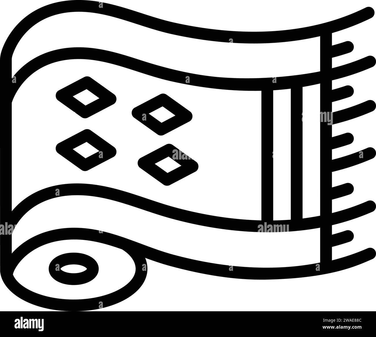 Rug symbol Black and White Stock Photos & Images - Alamy