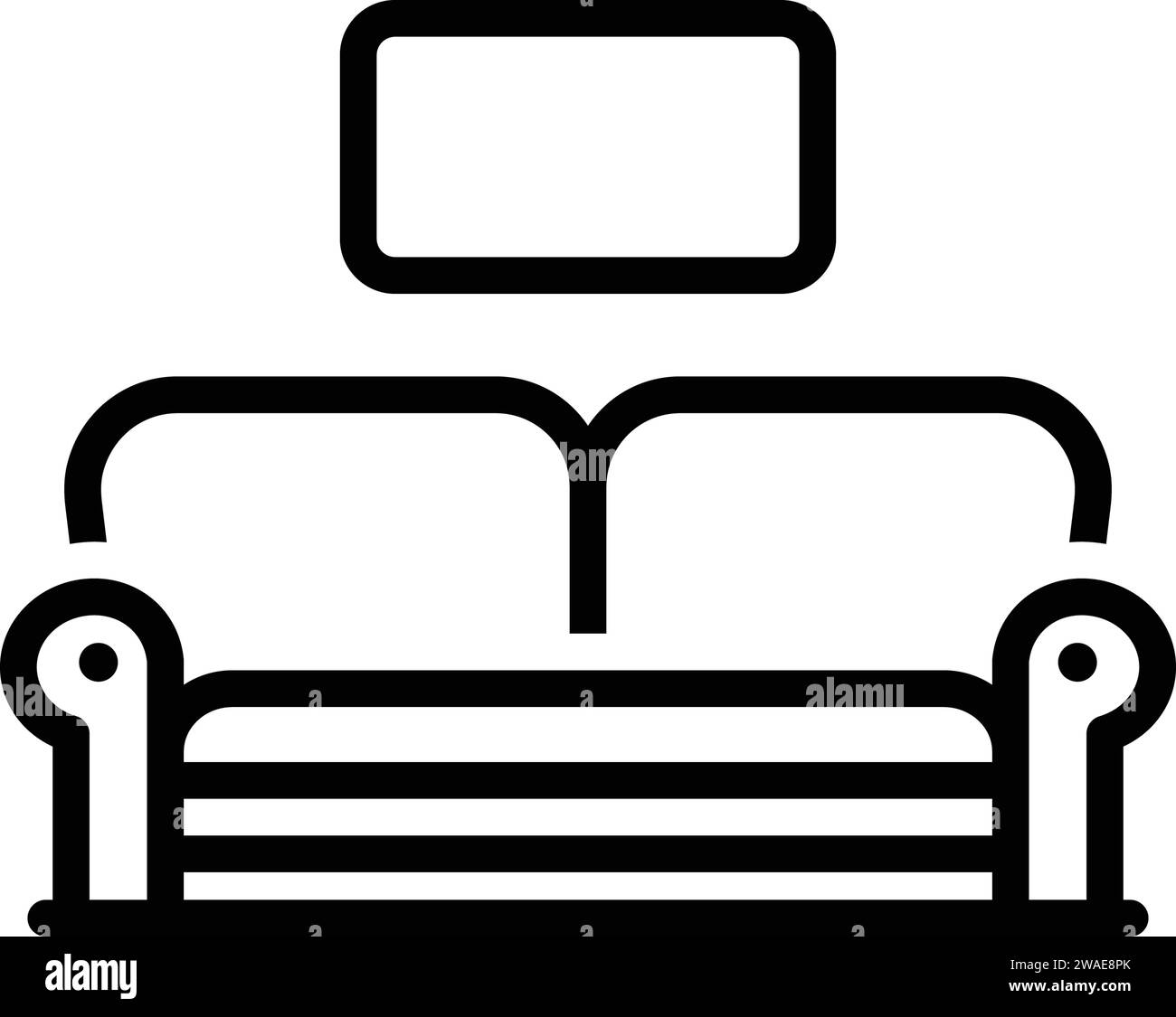 Icon for sofa,couch Stock Vector Image & Art - Alamy