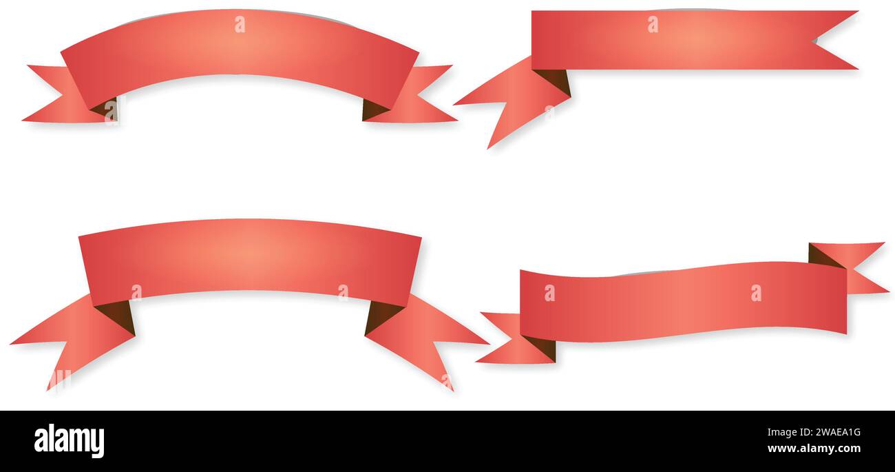 Vector ribbons collection. Ribbon banner set Stock Vector Image & Art Alamy