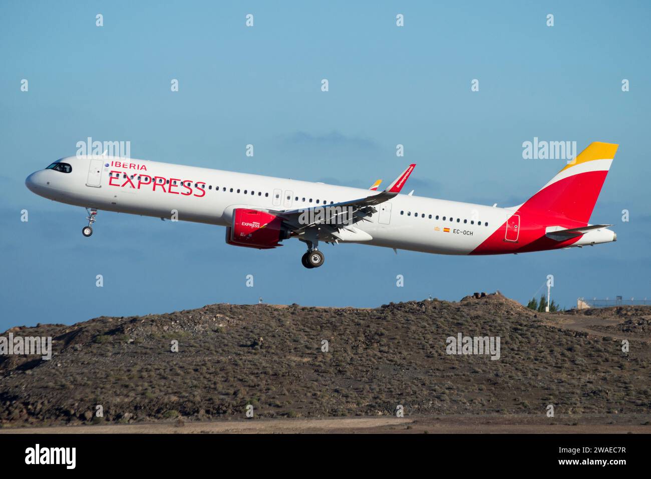 Airbus A321 neo airliner of the Iberia Express airline Stock Photo