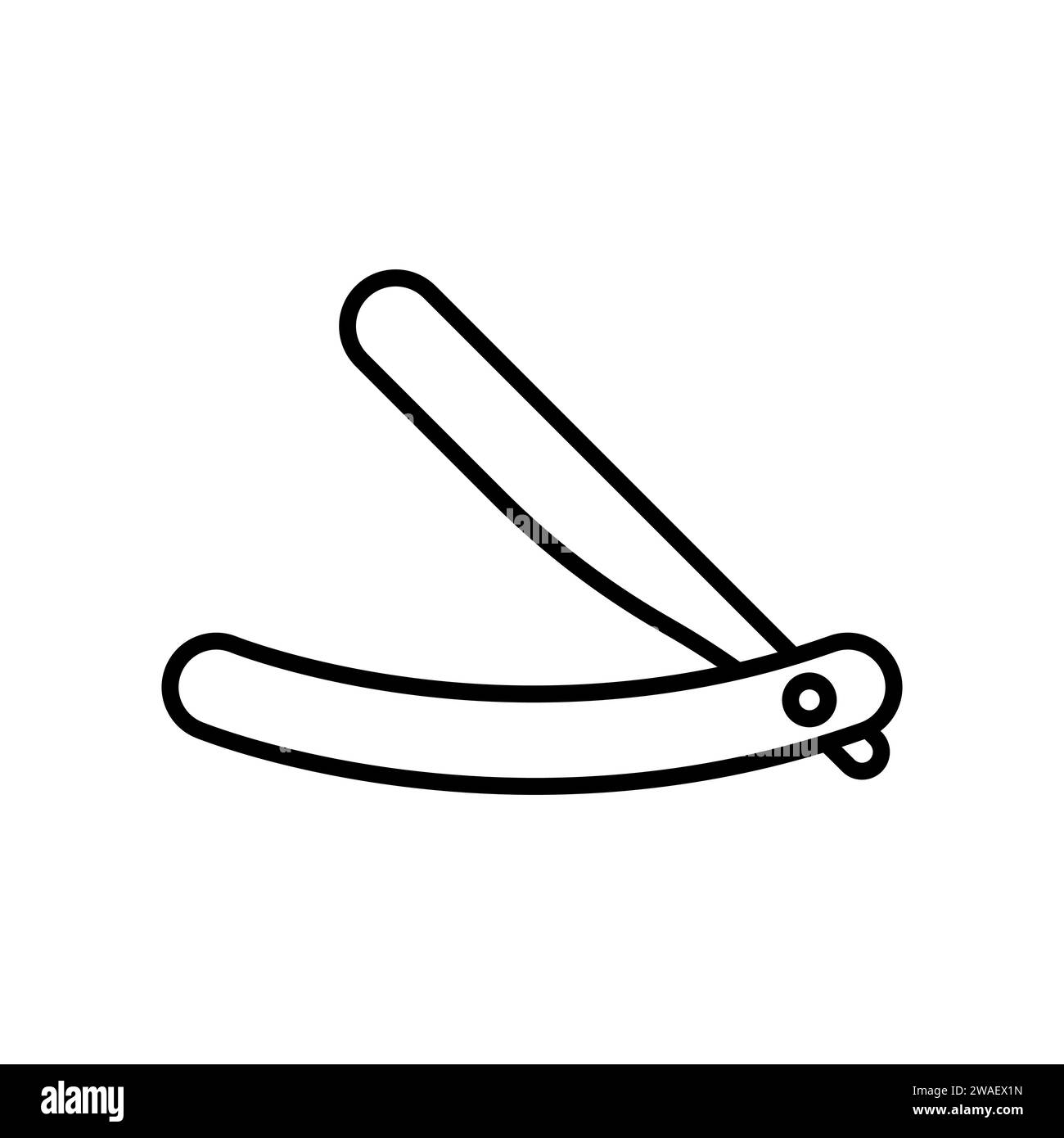 razor blade outline vector icon Stock Vector Image & Art Alamy