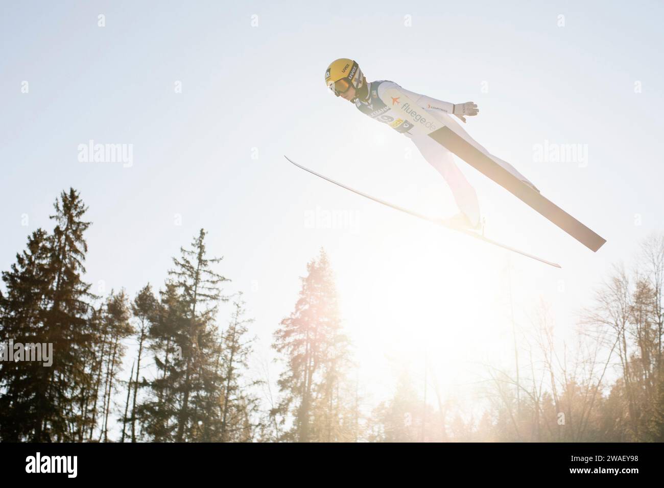 Jenny Rautionaho (Finnland), AUT, FIS Viessmsann Skisprung Weltcup Frauen, Villach, 04.01.2024 Foto: Eibner-Pressefoto/Michael Memmler Stock Photo