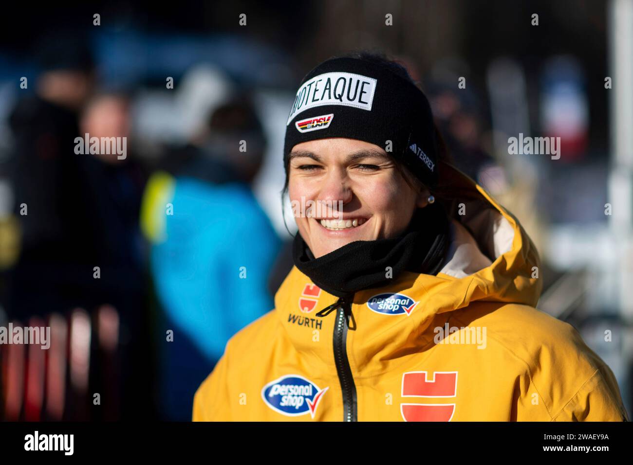 Luisa Goerlich (Deutschland), AUT, FIS Viessmsann Skisprung Weltcup Frauen, Villach, 04.01.2024 Foto: Eibner-Pressefoto/Michael Memmler Stock Photo