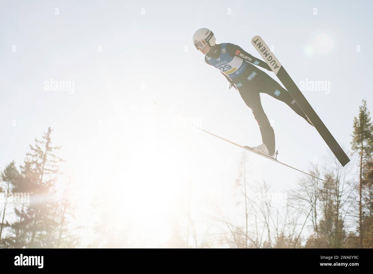 Pauline Hessler (Deutschland), AUT, FIS Viessmsann Skisprung Weltcup Frauen, Villach, 04.01.2024 Foto: Eibner-Pressefoto/Michael Memmler Stock Photo