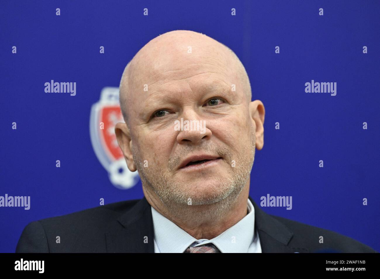 Prague, Czech Republic. 04th Jan, 2024. The new coach of the Czech