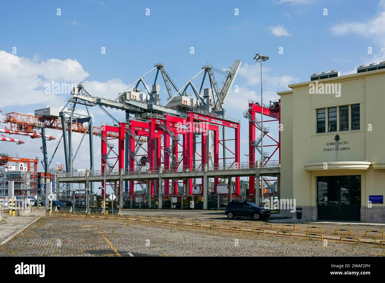 Portugal, Lisbon: Port of Lisbon International Port of Lisbon in the ...