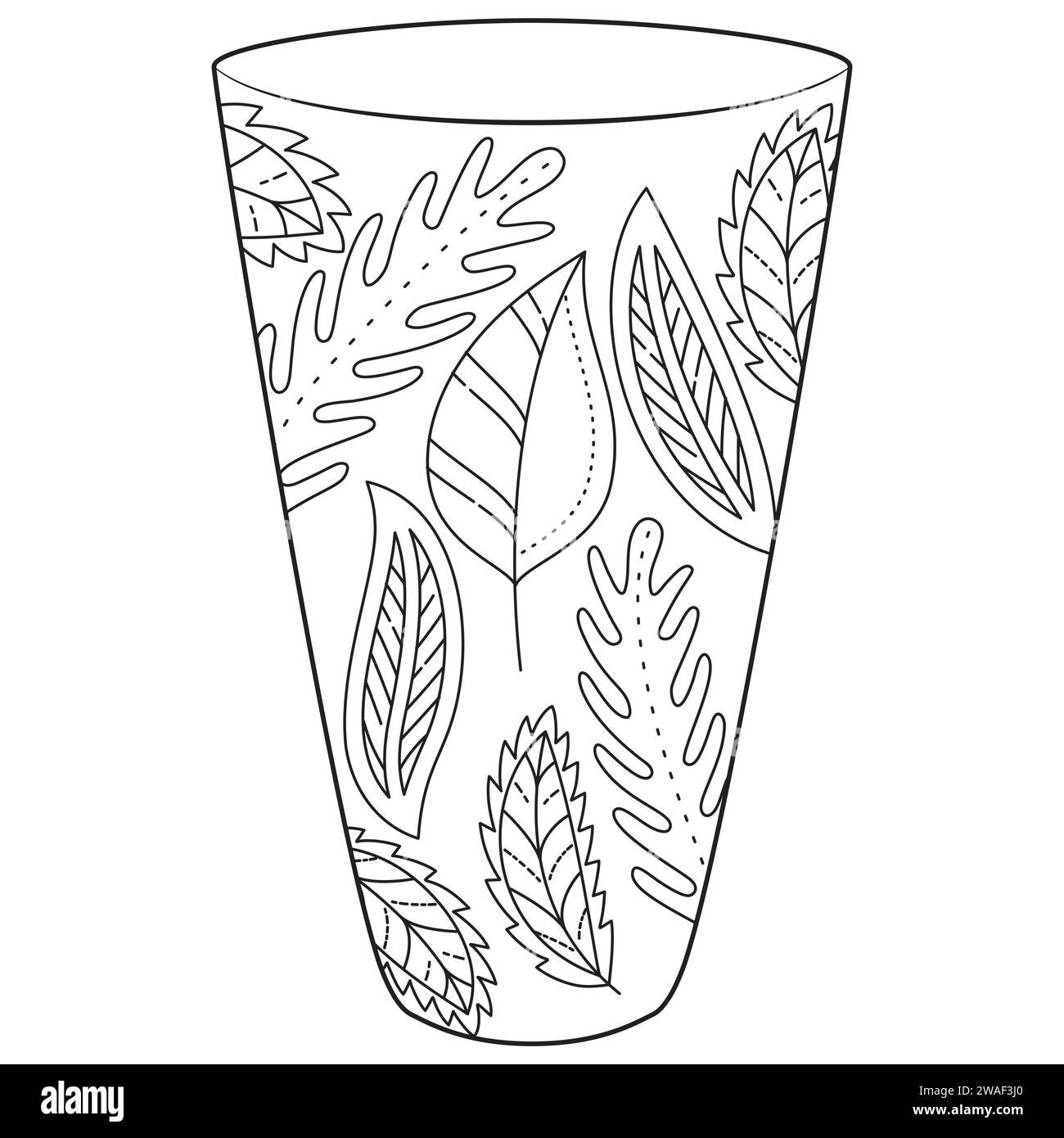 Outline vase, vector linear. Vase pottery, ancient pot greek