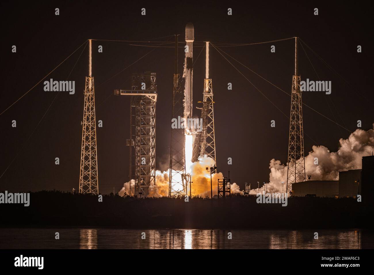 Brevard County, United States. 03rd Jan, 2024. At 604 PM on January 3