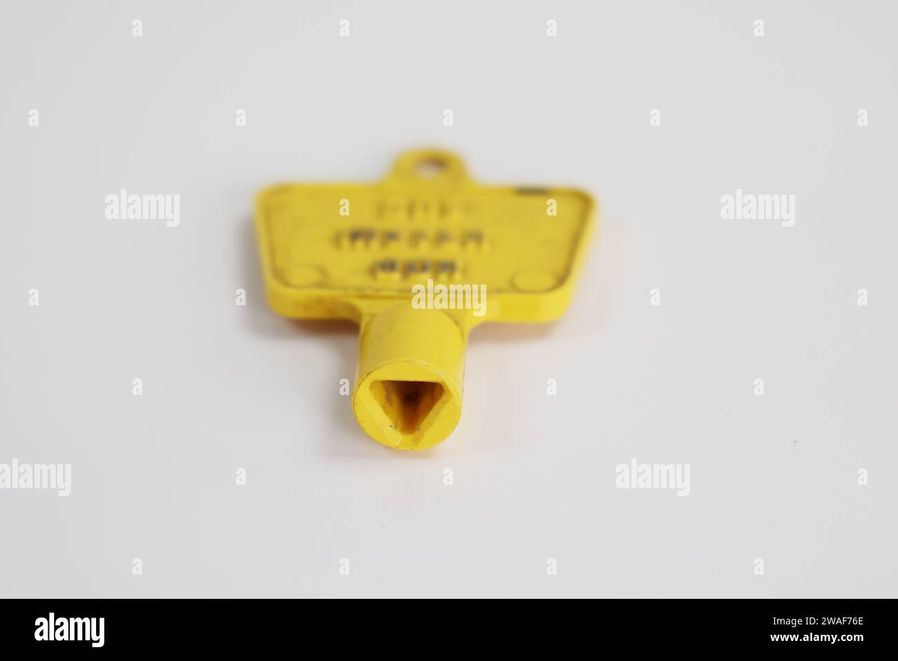 Meter box key fitted to a UK home 4 January 2024 Picture by Antony Thompson/Thousand Word