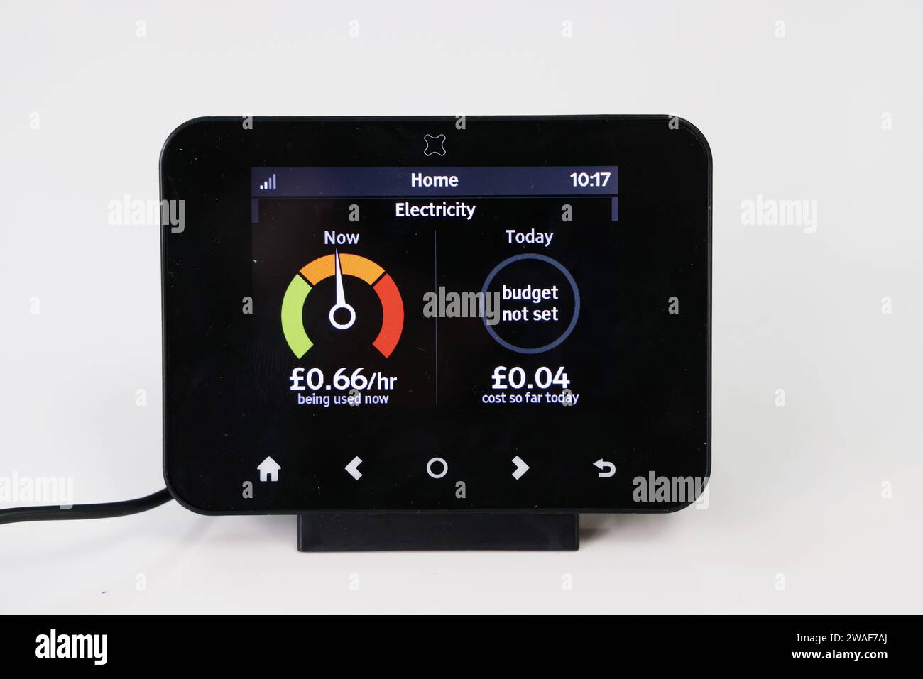 Modern Smart Electricity Meter fitted to a UK home - 4 January 2024 ...