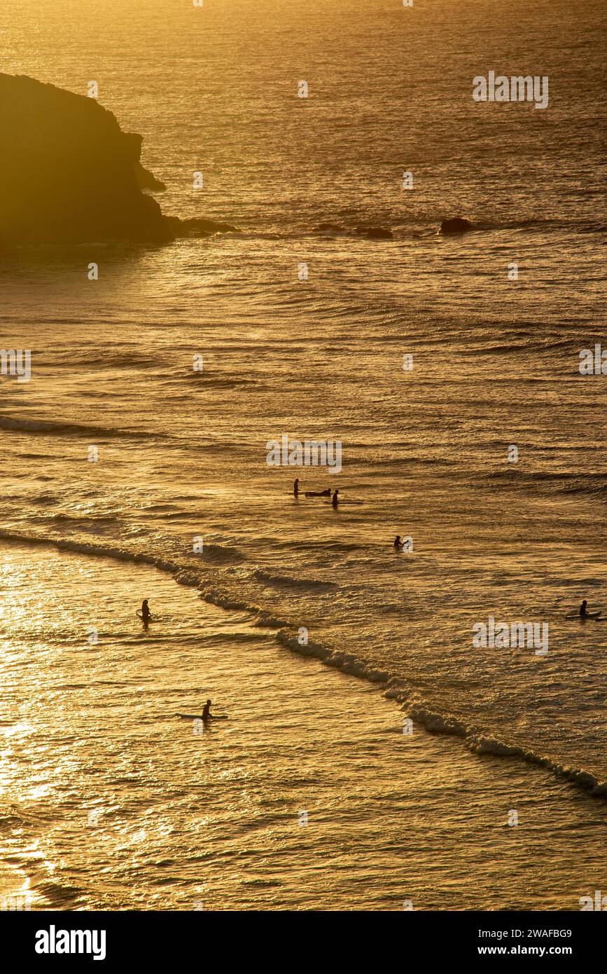 View of sunset on La Pared beach on Fuerteventura Stock Photo - Alamy