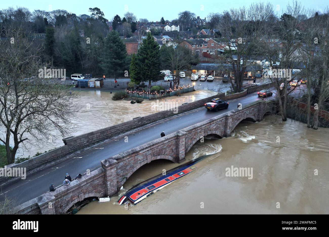 Barrow upon Soar, Leicestershire, UK. 4TH January 2024. UK weather. A