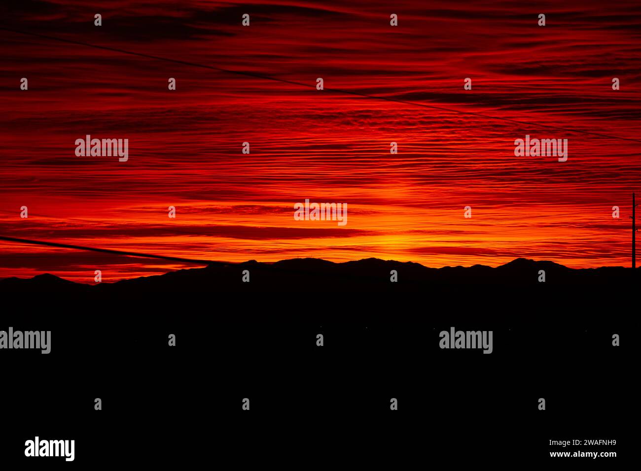 Southern Arizona 2024 Sunset Stock Photo Alamy