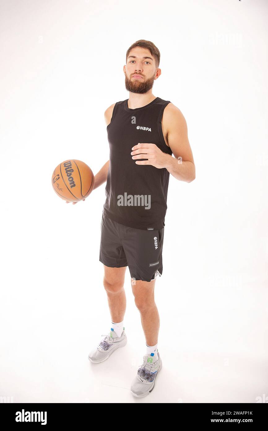 Killian Tillie poses for a portrait on September 26, 2022 in Memphis