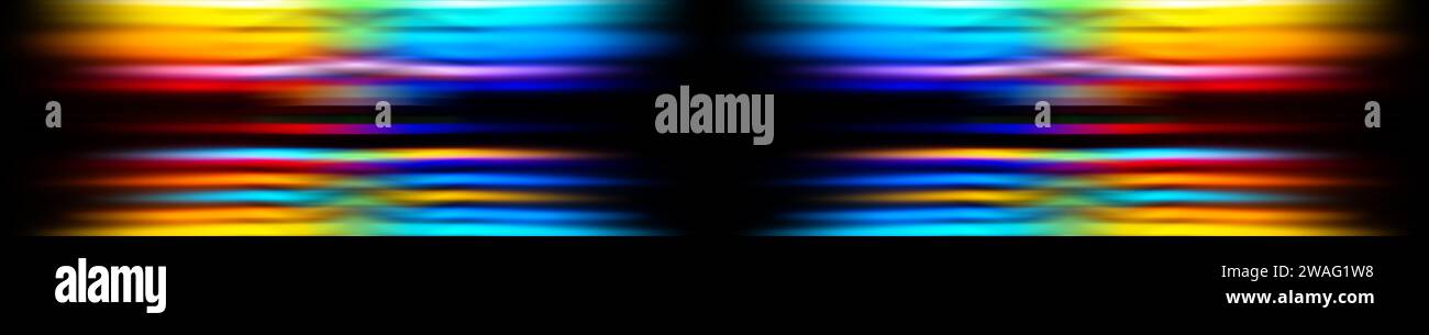 Abstract light trails on the dark background Stock Photo - Alamy