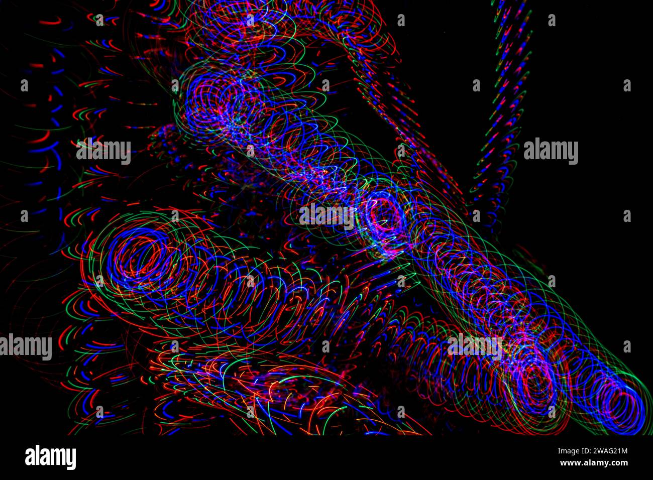 Abstract motions led lights on the dark background Stock Photo - Alamy