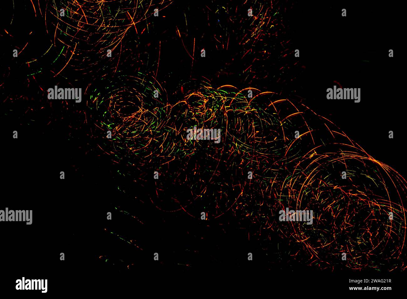 Abstract motions led lights on the dark background Stock Photo - Alamy