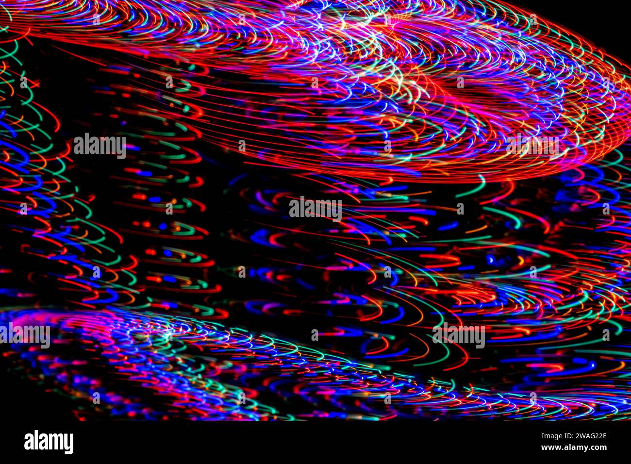 Abstract motions led lights on the dark background Stock Photo - Alamy