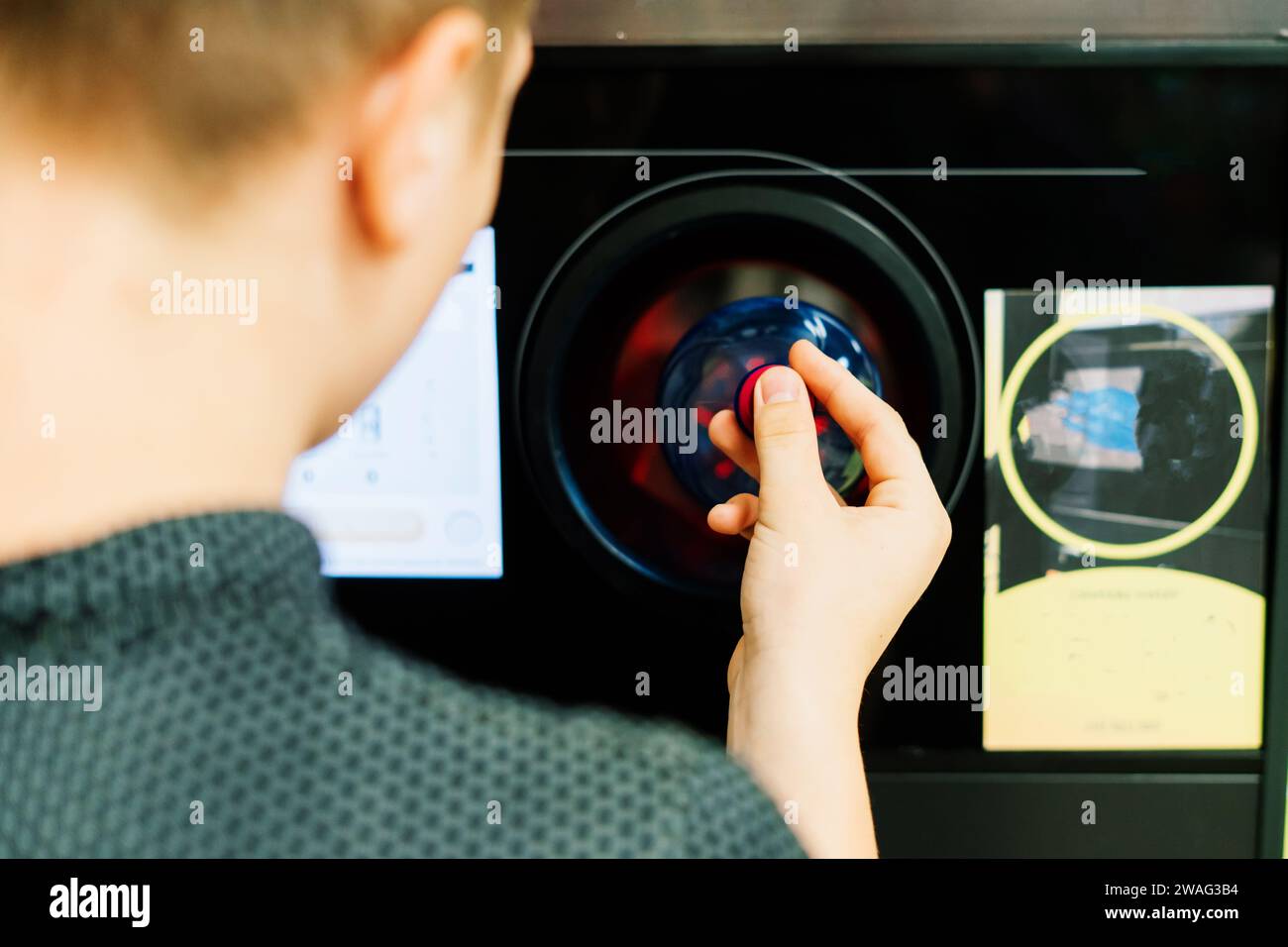 Bottle deposit recyclable bottle in store Europe Stock Photo Alamy