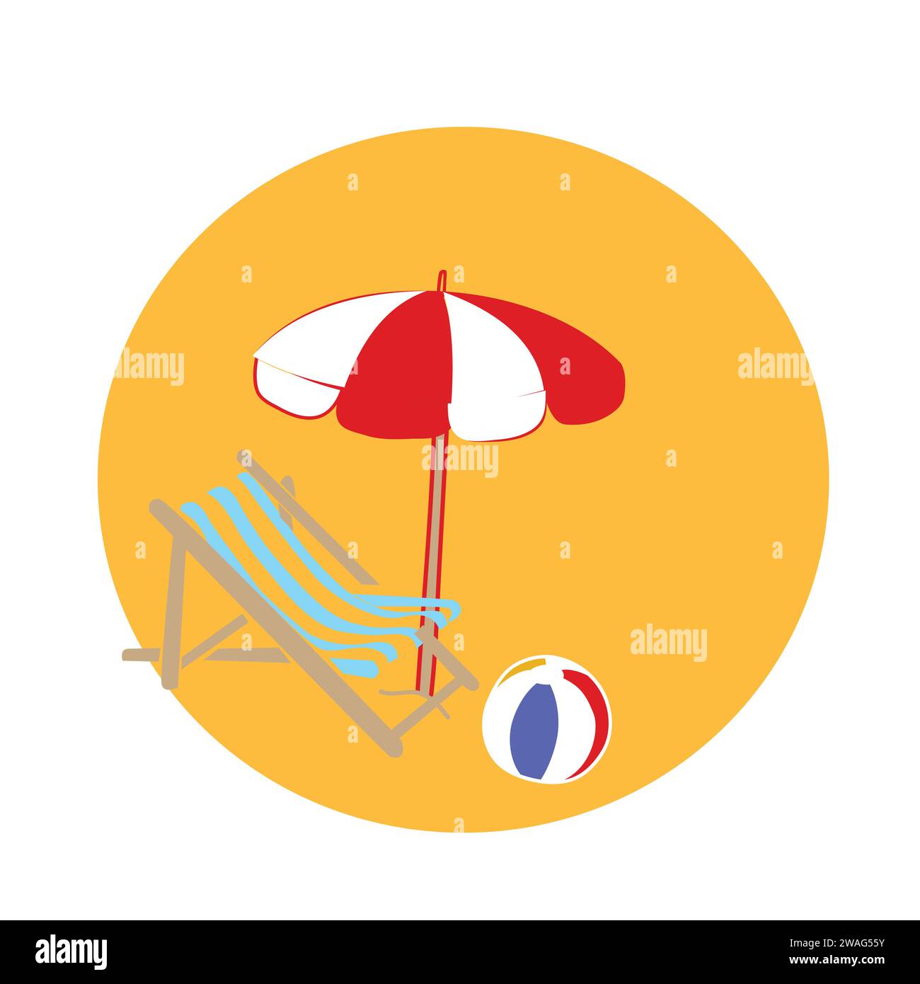 Summer holiday beach vacation theme podium with summer set beach