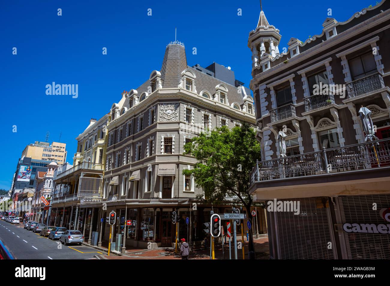 Winchester House in Long street in Cape Town, South Afrika on a sunny day Stock Photo