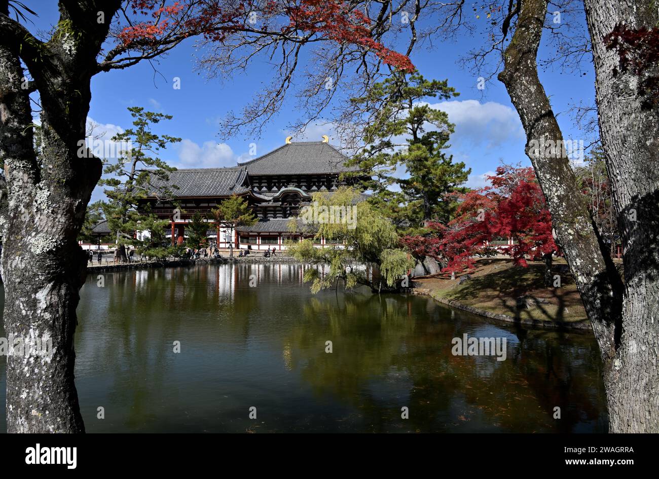 Todaiji Temple Nara Japan Stock Photo Alamy