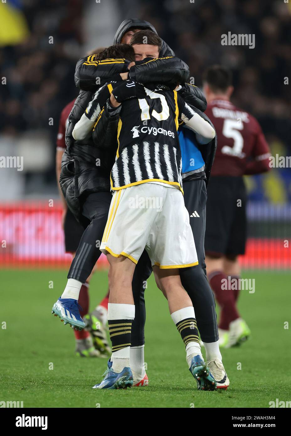 turin-italy-4th-jan-2024-dean-huijsen-and-tarik-muharemovic-of