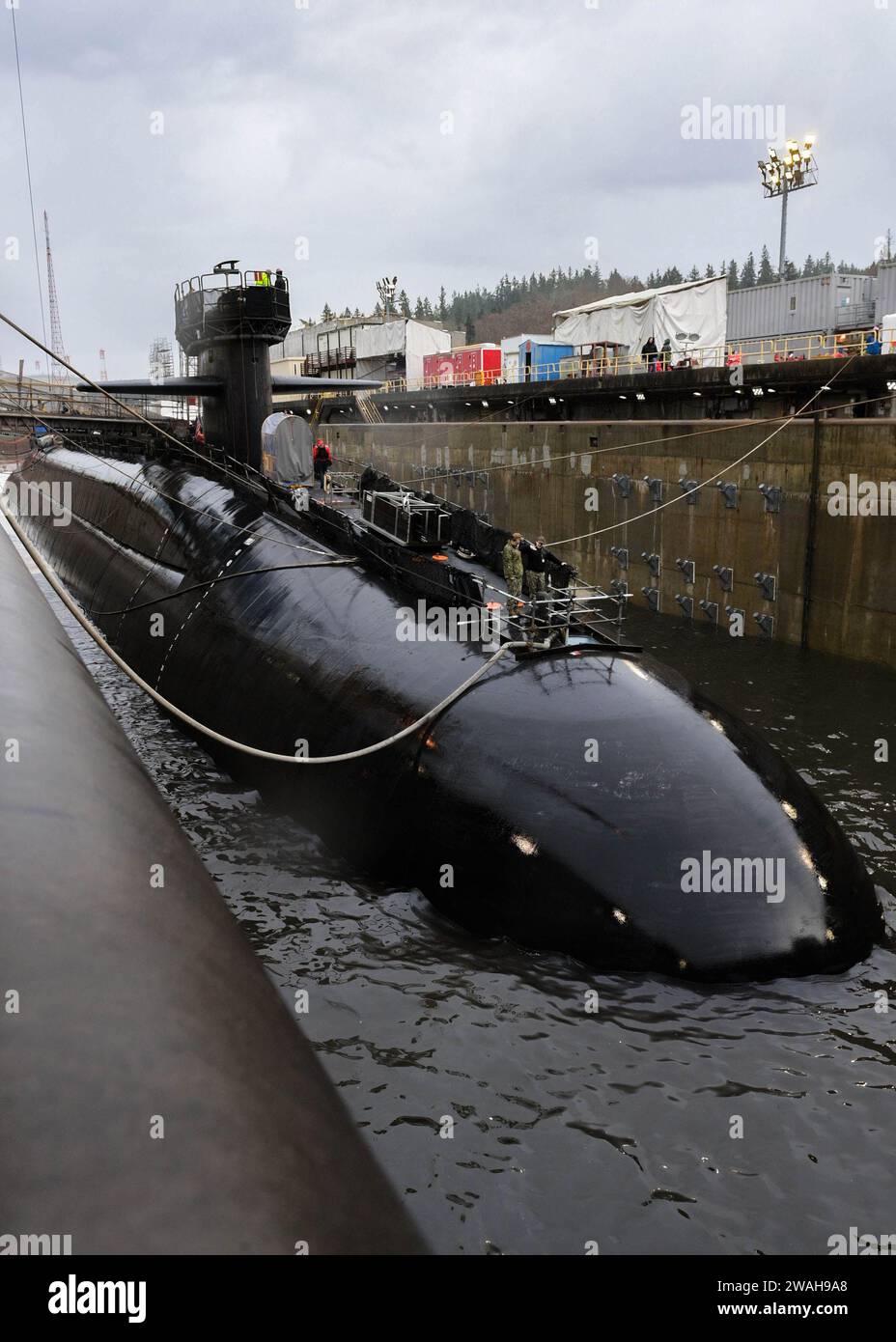 Photo of Ohio-class ballistic missile submarine USS Nevada (SSBN 733 ...