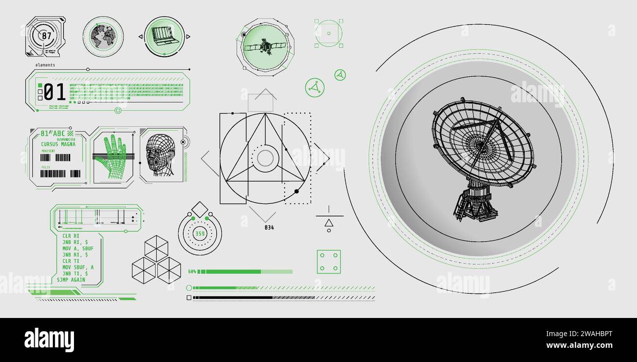 Design elements for infographic of data communication Stock Vector ...