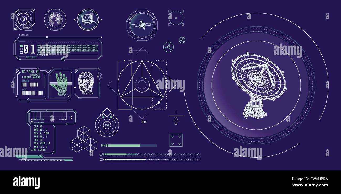 Design elements for infographic of data communication Stock Vector ...