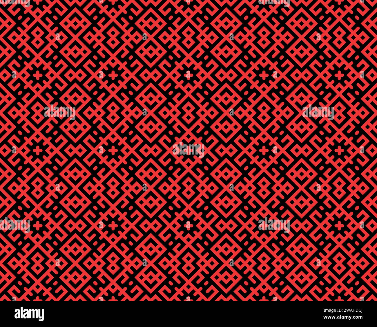 Russian red ornament. flat vector illustration Stock Vector Image & Art