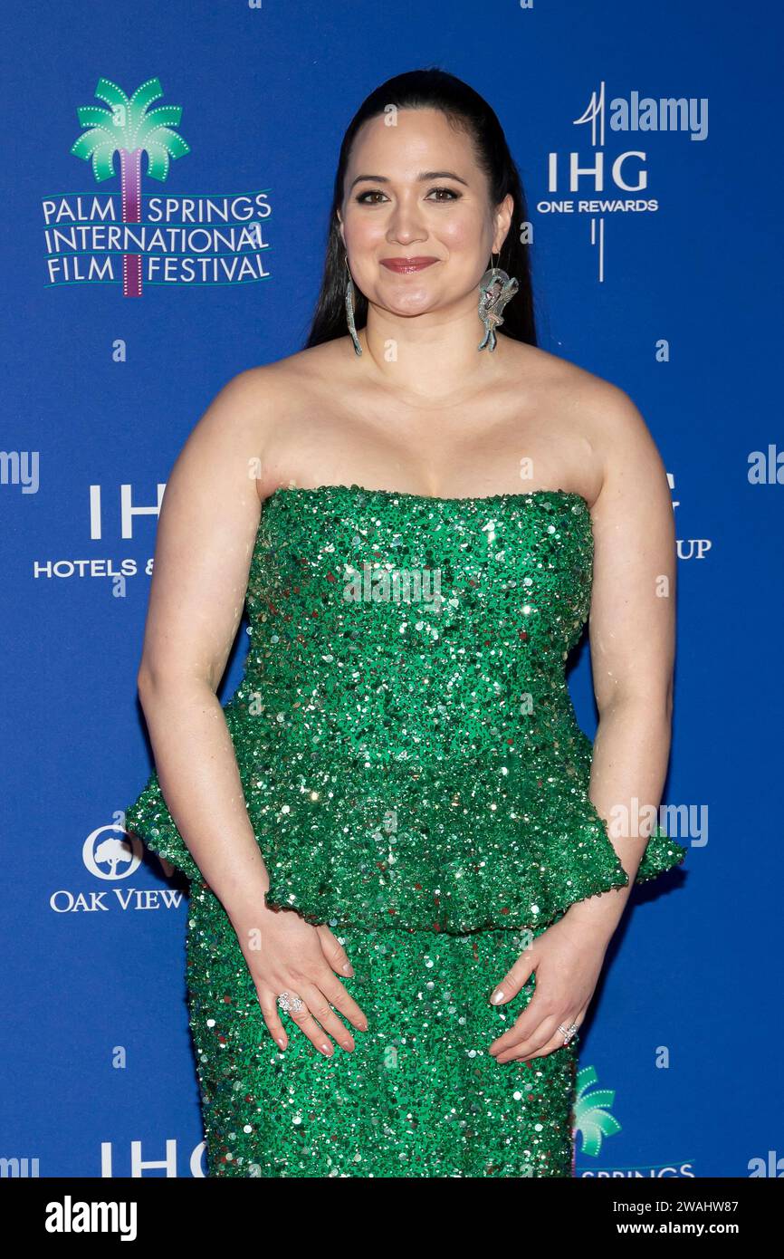 Palm Springs, USA. 04th Jan, 2024. Lily Gladstone attends the arrivals