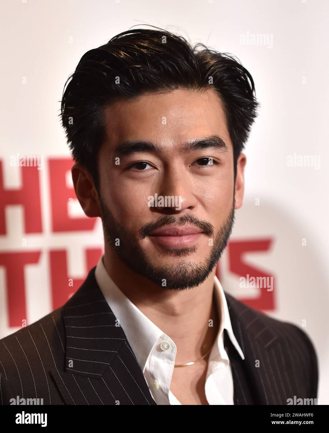 Hollywood, USA. 04th Jan, 2024. Justin Chien arriving to Netflix's ‘The