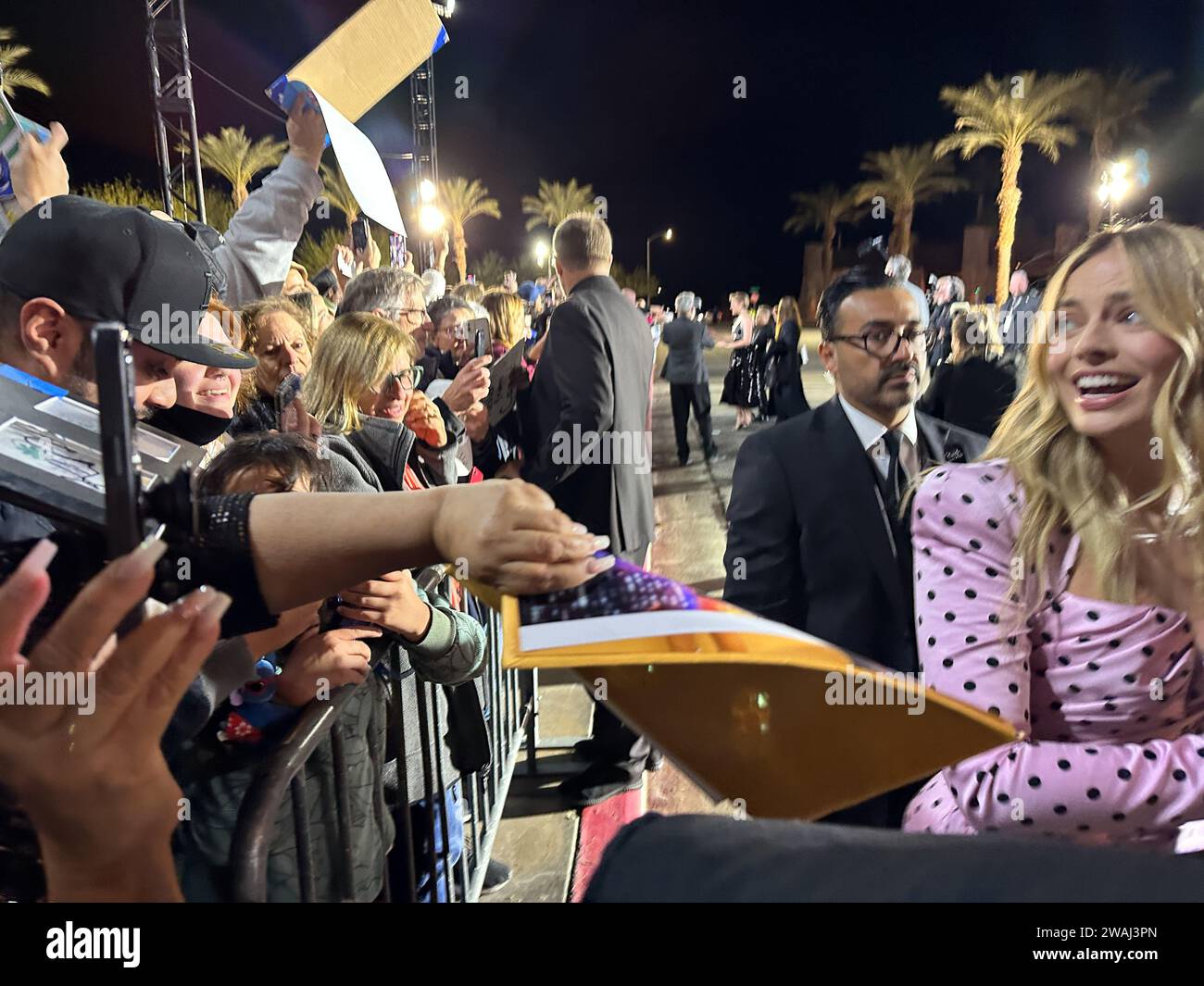 Palm Springs, California, U.S.A. 4th Jan, 2024. Margot Robbie signs