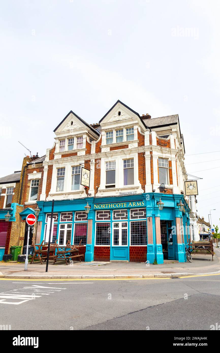 Exterior of the Northcote Arms pub in Leyton, London, England Stock Photo