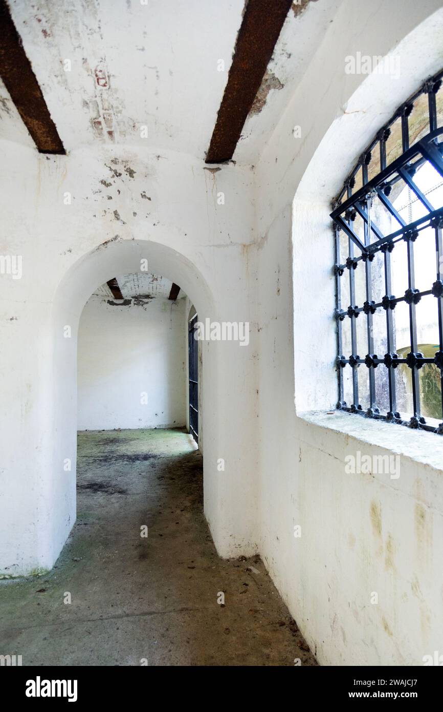 Casemates at 19th century Reigate Fort, Surrey, England Stock Photo