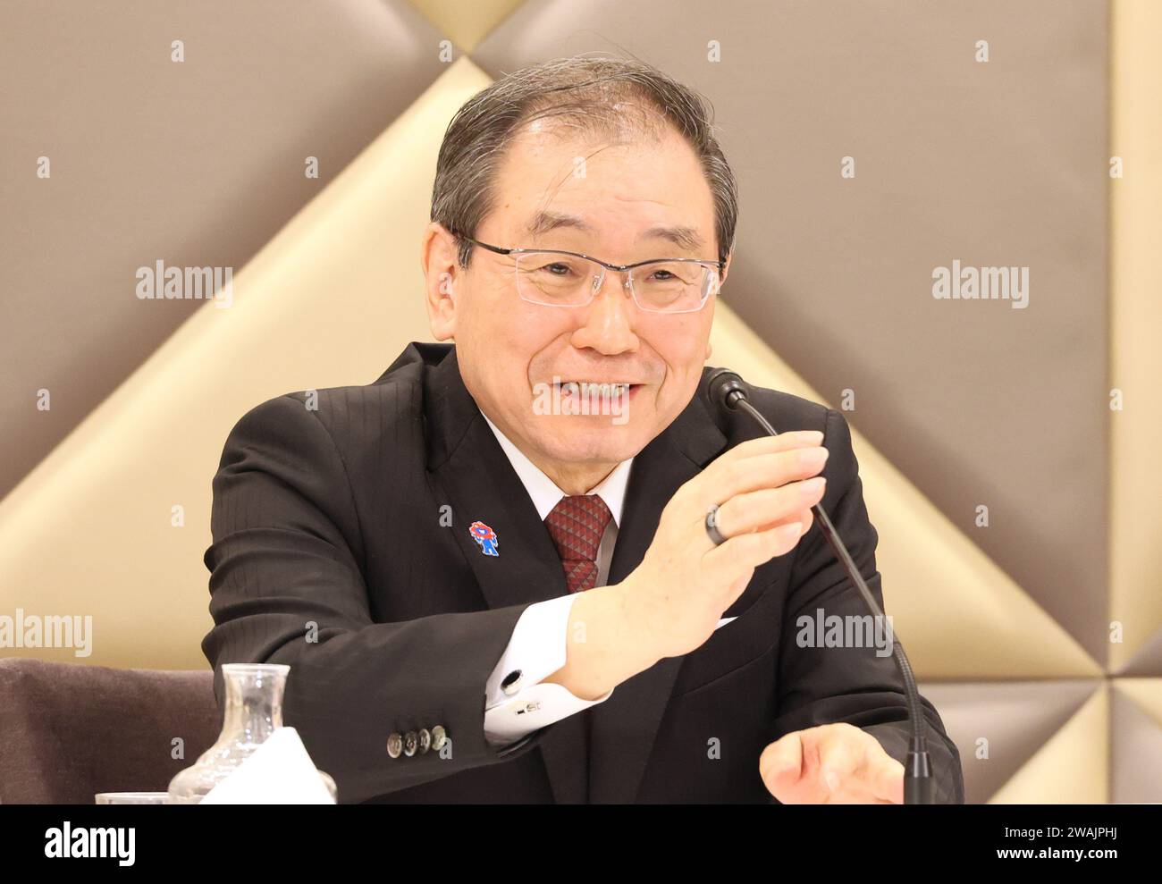 Tokyo, Japan. 5th Jan, 2024. Japan's business group Keidanren chairman