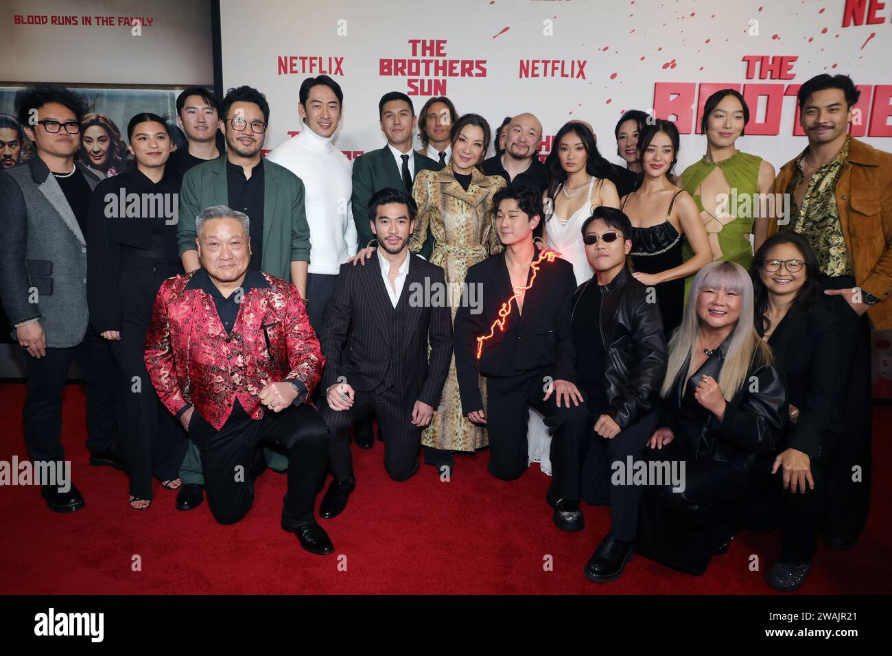 Los Angeles, Ca. 4th Jan, 2024. Cast at the Netflix Premiere Of The