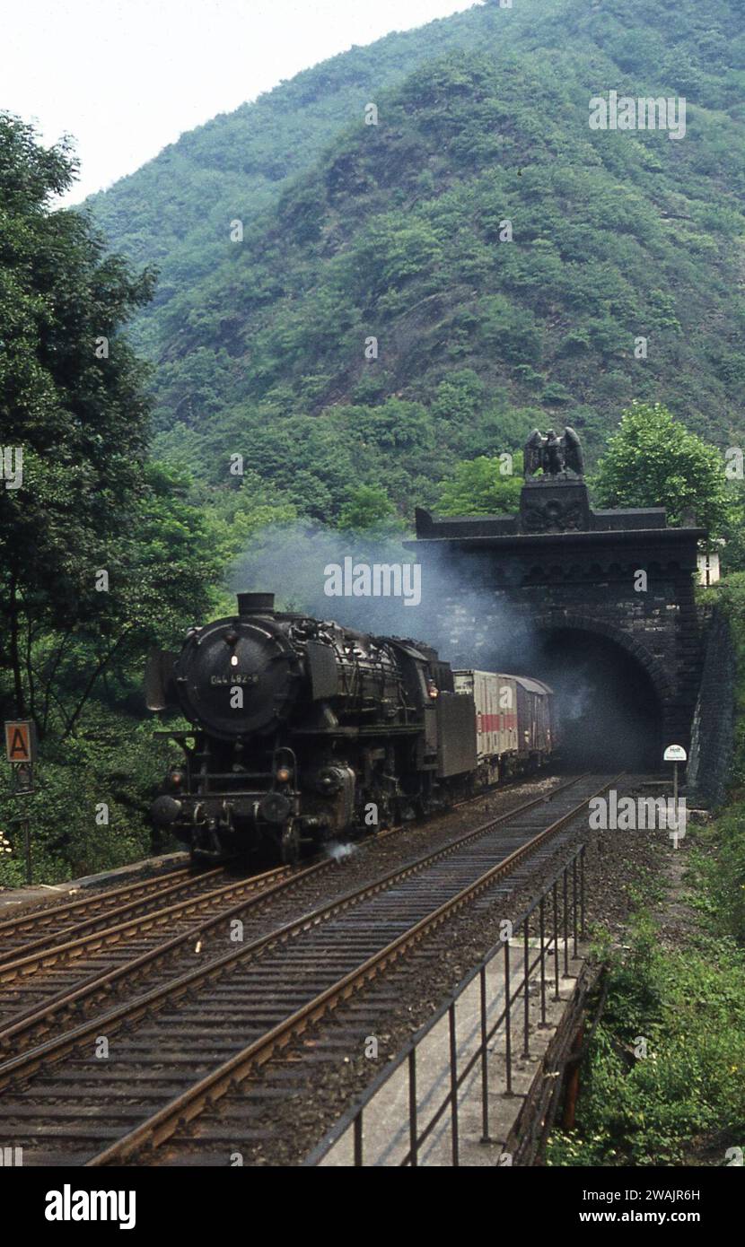 Photographimg steam engines at work in France/West Germany June/July