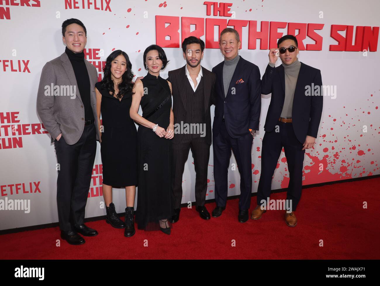 Los Angeles, Ca. 4th Jan, 2024. Justin Chien, Virginia Hu Chien at the