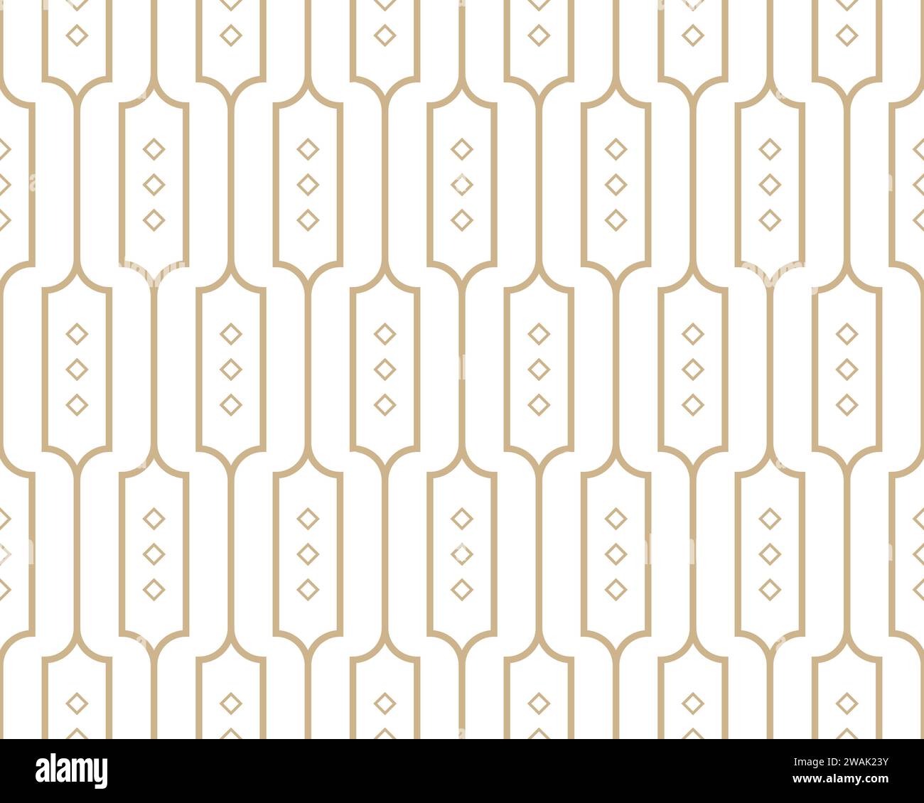 seamless pattern with abstract gold geometric shapes. Vector ...