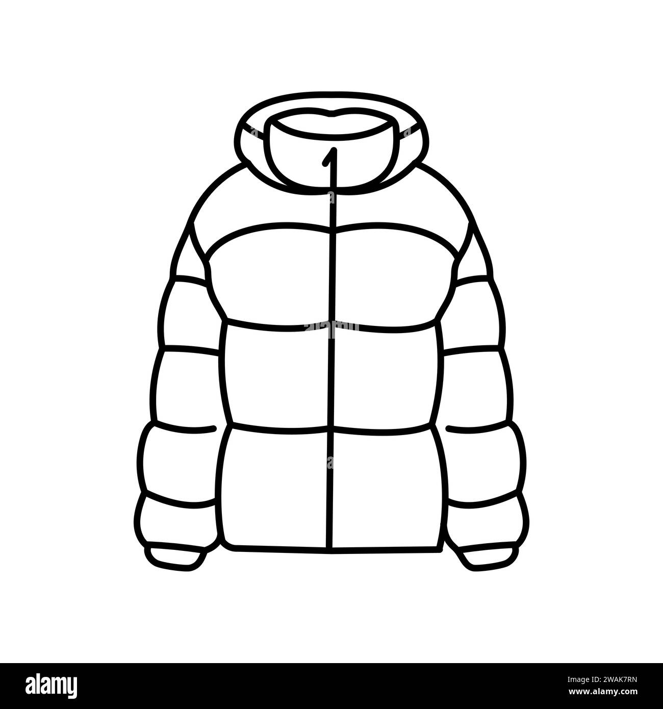 Winter jacket icon flat style hi-res stock photography and images - Page 2  - Alamy