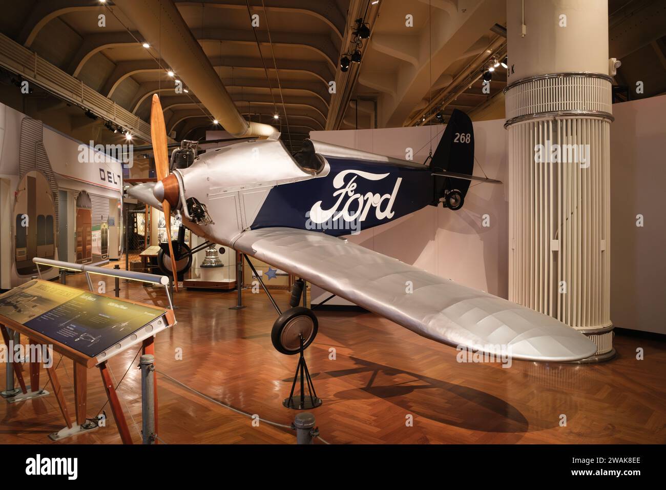 1926 Ford Flivver airplane on display at The Henry Ford Museum of